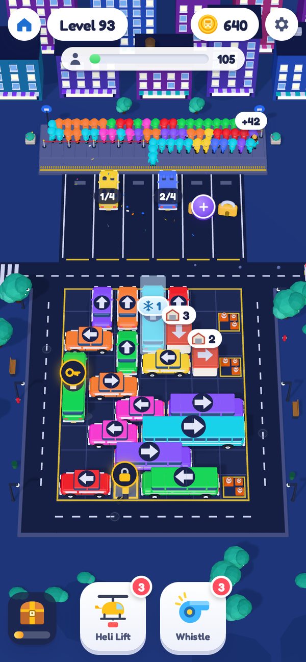 A Rush Party level in Neon Night
